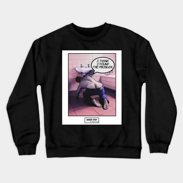 Queer Pop: Plumber Crewneck Sweatshirt by JasonLloyd